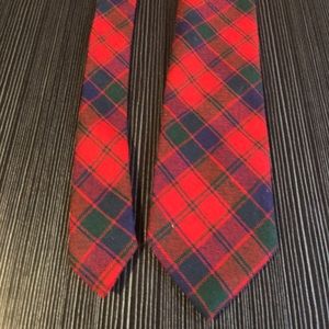 100% wool tie from Scotland